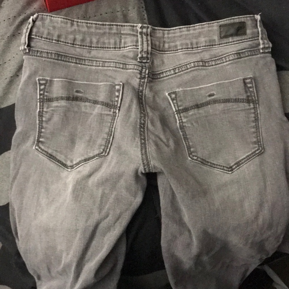 Grey skinny jeans